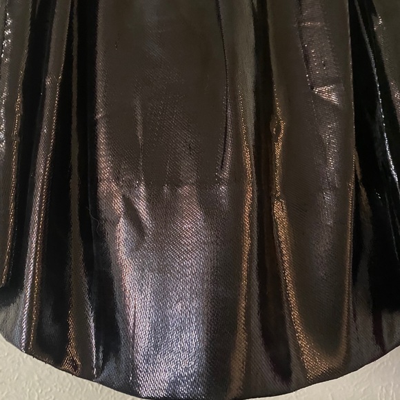 Madison Marcus Black Metallic Silk Top XS - Picture 4 of 6